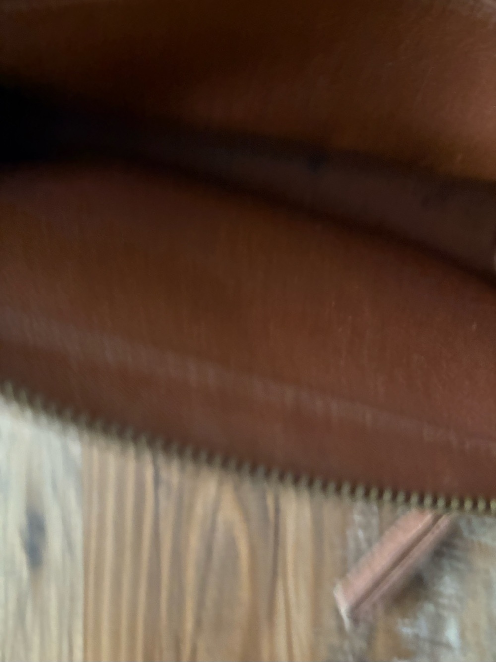 Louis Vuitton Monogram Canvas Wristlet in Brown and Gold - Picture 4 of 6